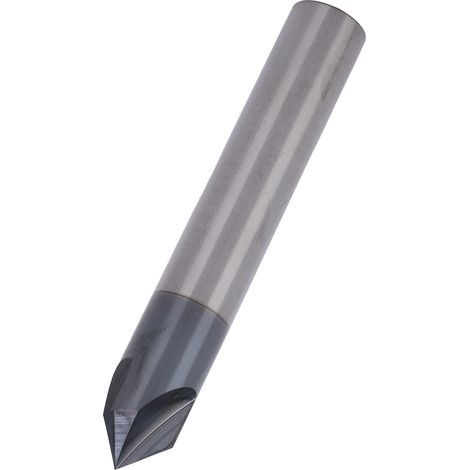 Fraises à chanfreiner 3 dents 90° en carbure de tungstène pour usinage CNC, fraisage et gravure - D4 x 90° x 50L (1/5)