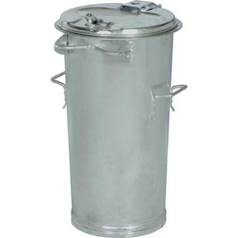 Mülleimer 50l Stahlbl.TZN o.Bügel
