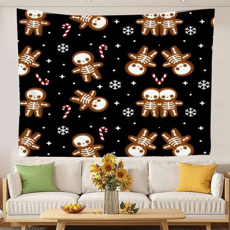 Grande tapisserie bohème pour chambre à coucher, décor esthétique pour chambre d'enfant 100x75cm (1/5)