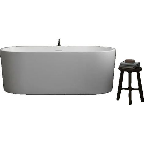 Porte-serviettes, Acier Inoxydable, Design Mural, Noir (1/2)