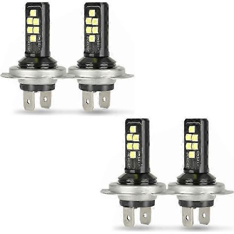 ampoules LED H7 pour phares (feux de croisement), 60 000 lm, 6 000 K, 220 W, blanc froid (1/5)