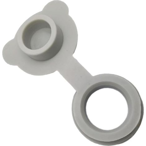 Baignoire stopper universel ajuster le bain de baignoire rainuré en silicone à l'épreuve de fuite facile à installer et à retirer le bouchon de bain (1/5)