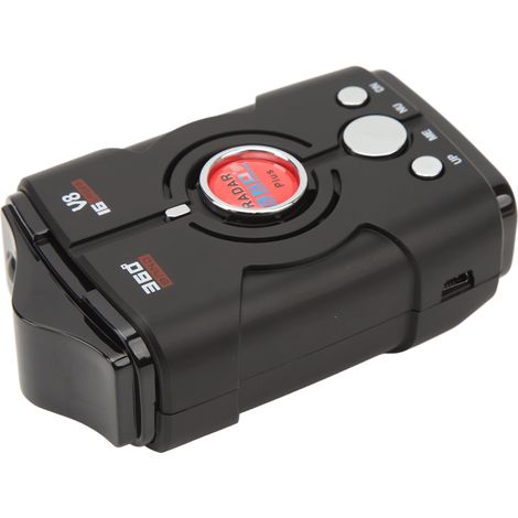 Détecteur de radar pour voiture, portée étendue 2,4 GHz 410 MHz, 360°, alerte vocale en temps réel, détecteur de radar de vitesse GPS intégré. (1/5)