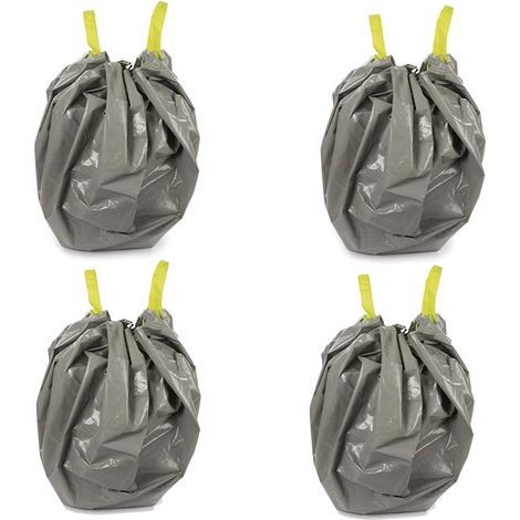 Lot de 4 SACS DE JARDIN - Utra Résistant - POLYÉTHYLÈNE - 130 L (1/4)