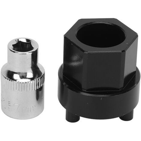 Extracteur de moyeu d'embrayage de compresseur de climatisation avec douille de 7 mm et entraînement de 3/8 pouce pour compresseurs sans embrayage Denso 5SE09C et 5SE12C (1/5)