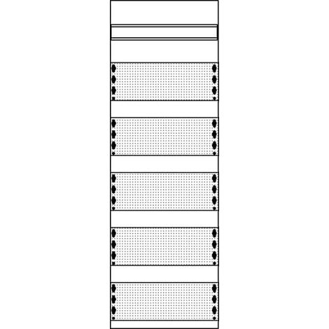 1MM1 Panneau Médias 5 Rangées 2CPX037487R9999 ABB D737487