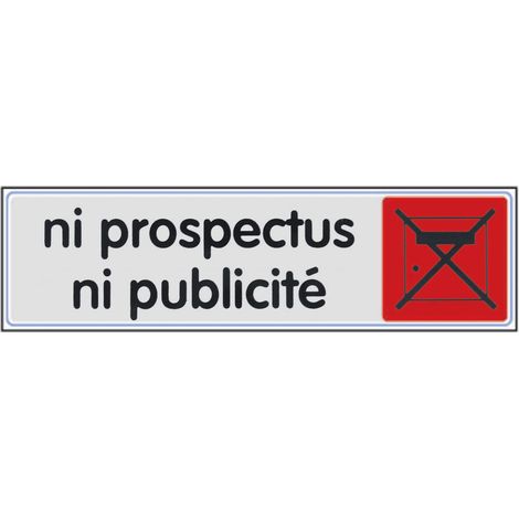 Placa ni flyer ni publicidad de plástico Novap