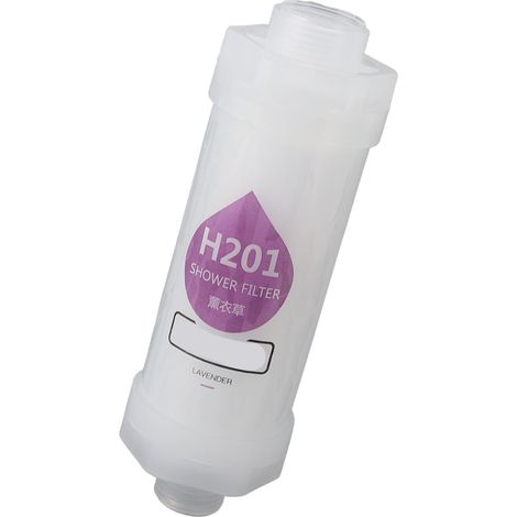 Filtre d'aromathérapie pour pommeau de douche, adoucisseur d'eau, purificateur d'eau, pour le soin de la peau et des cheveux, à la lavande (1/5)
