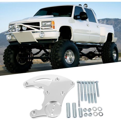 Silberne, hochmontierte Klimaanlagenhalterung für Chevrolet LS LS1 LS2 LS3 LS6 Vortec Trucks
