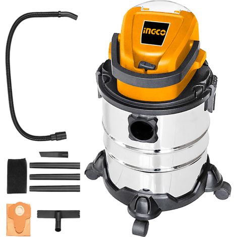 BIDONE ASPIRAPOLVERE BATTERIA 20V - NUDO - CVLI2005E - INGCO (1/4)