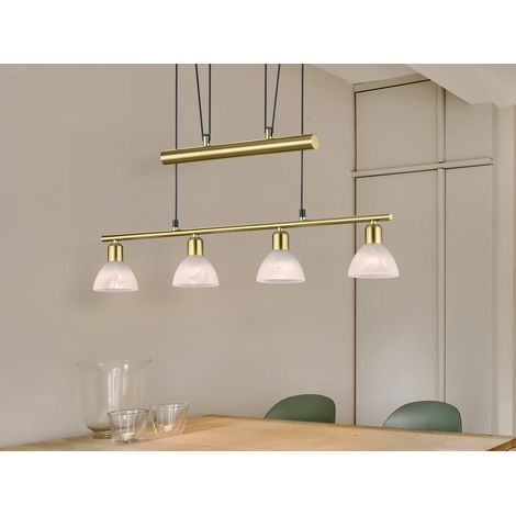 Attraktive 24W LED Pendel Hänge Leuchte Büro höhenverstellbar TRIO 371010408 (1/5)