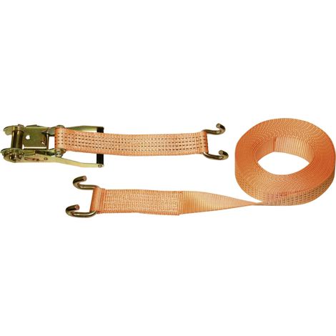 Ratschenzurrgurt zwtlg. orange 50mm/8m, 4000 kg, Klauenhaken (1/4)