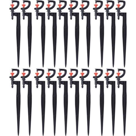 Arroseur d'arrosage, 20 pièces, Micro - arroseur Rotatif à 360 degrés de Type G