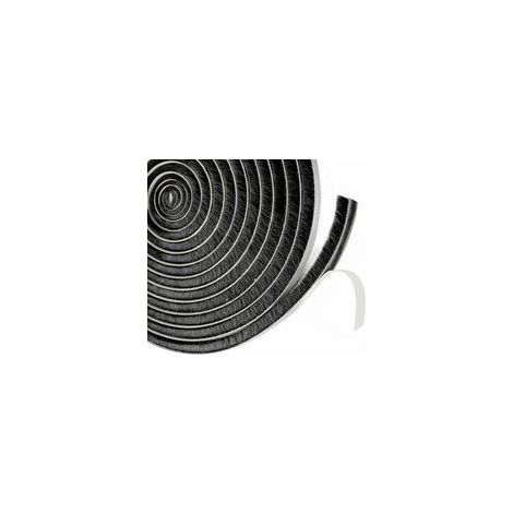 Joint brosse pour porte coulissante 9 mm x 23 mm – Auto-adhésif – Isolation phonique et thermique – Longueur 6 m – Pour fenêtres et portes (1/5)