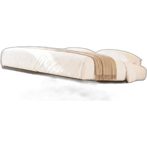Lit coffre en bois avec tête de lit LED, prises intégrées et rangements – Design plateforme vintage 180x200 cm (1/5)