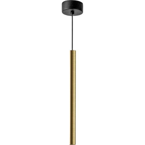 Suspension Simple Thalassia S/P Or 7W Led 3000K 398Lm 18° - Gealuce Suspension En Aluminium Satiné Design Moderne (1/3)