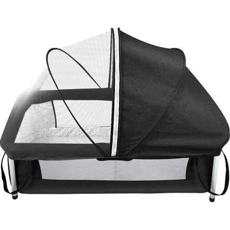 Sifree – Lit cododo pliable 3 en 1 avec matelas – Maille respirante pour circulation d'air – Dimensions 90x50x35cm – Sécurisé et facile d'entretien (1/5)