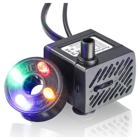 Pompe submersible ultra-silencieuse à 4 ampoules LED 3,5 W (norme européenne), 1 pièce (1/5)
