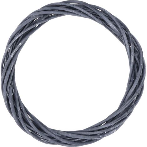 Couronne de Vigne Artisanale en Bois pour Déco Murale Ambiance Noël (1/5)