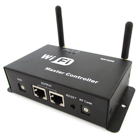 WiFi Multi Point Controller WF200 Master Centralina Madre Wireless Per Led RGB Controllabile Con Iphone Smartphone (1/3)