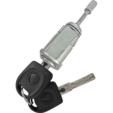 Applicable to Volkswagen B5 door lock cylinder, left door lock cylinder, 2 keys, Volkswagen Passat left door lock, OE:1J0837167 (1/4)