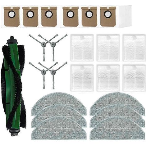 Accessoires et pièces détachées pour le modèle 7490 Ultimate Home X-Treme : brosse principale, filtre, lingette de nettoyage et sac à poussière. (1/5)