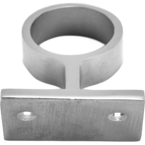 Support main courante bateau 60° en acier inox 316 maritime, fixation rampe pont cabine tableau bord, Ø25mm, accessoire 1pc (1/5)