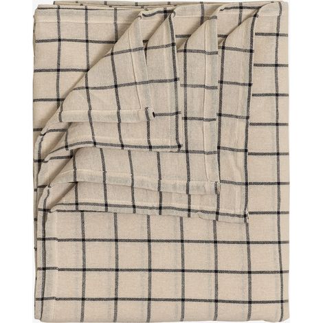 Sklum – Tischdecke 140x240 cm aus 100% Baumwolle – Bitow Beige – Pflegeleicht und elegant für Esszimmer und besondere Anlässe (1/5)