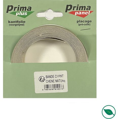 Bande de chant stratifié tablette chêne nature 5m long x 23 mm (1/3)