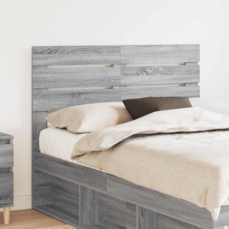 Kopfteil Graues Sonoma Holzwerkstoff