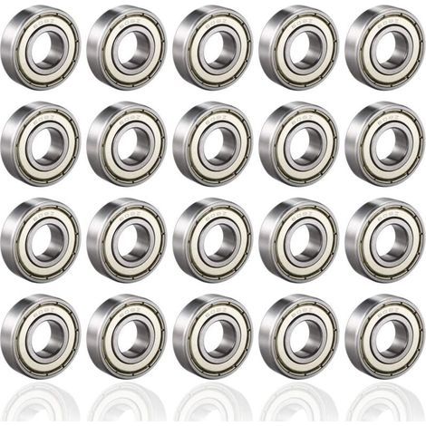 Roulement à bille,608ZZ Roulements à Billes, 20PCS Speed Bearings Roulements à Billes de qualité pour Roller, Skateboard, Longboard, Waveboard, 8 x 22 x 7mm-RAPANDA (1/5)
