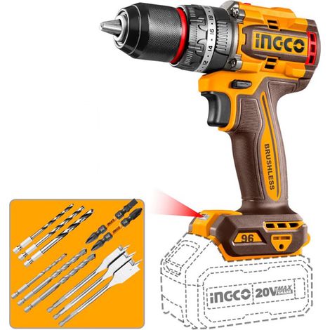 TRAPANO A PERCUSSIONE BRUSHLESS 96N.m NUDO (1/4)