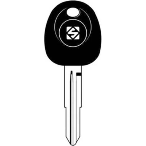 2 x SILCA HYN6TE CHIAVE TRANSPONDER VUOTA OTTONE