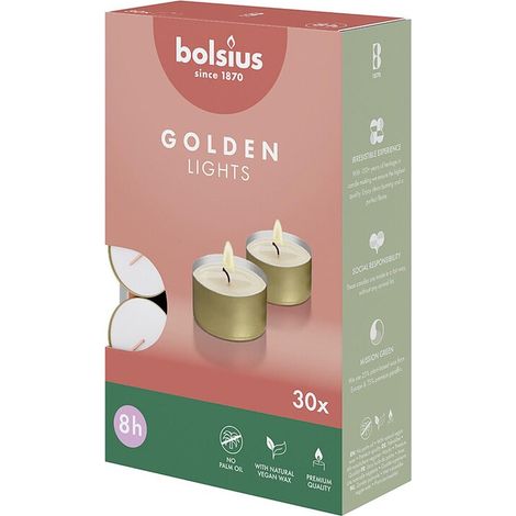 BOLSIUS Teelichte 30er Pack - 6 Stück