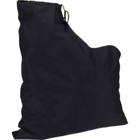 Leaf blower vacuum bag with bottom zipper dump.