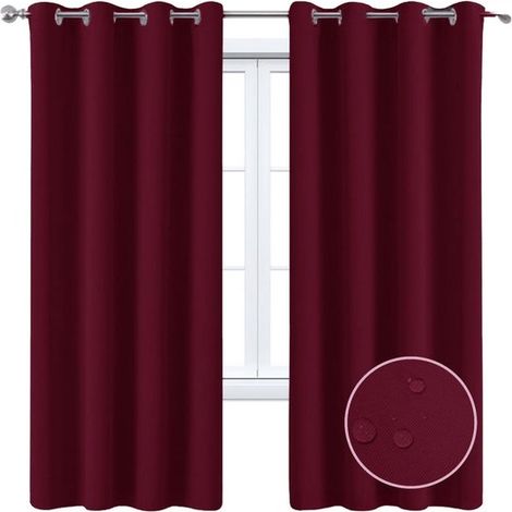 Tende oscuranti,2 pezzi,Isolamento termico,Con pannelli in rete,Decorazione d'interni per camera da letto/soggiorno,160132 cm,Stile 13 (1/5)