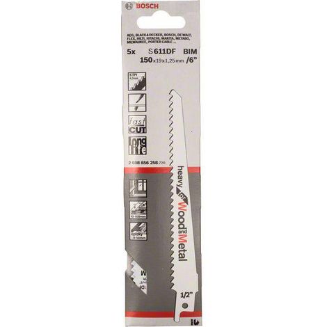 Bosch PRO S611DF SSB Set,1.25x19x150mm,5S - 2608656258