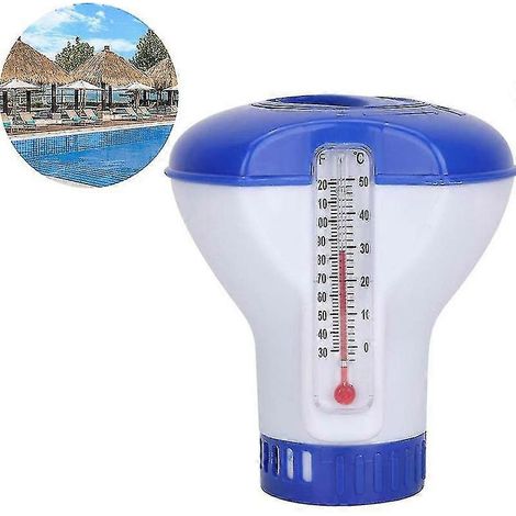Diffuseur de chlore flottant pour bains à remous, pastilles de chlore pour piscines et spas (1/5)