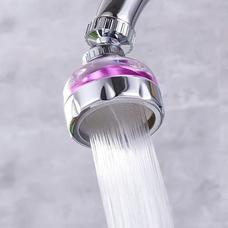 Rallonge d'inverseur de robinet de cuisine, inverseur de robinet, rallonge d'évier de cuisine, bec pivotant à 360 °, crépine d'évier, pommeau de douche à économie d'eau pour évier de cuisine (court)