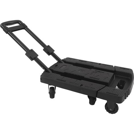 200 kg faltbarer Transportwagen, robuste Sackkarre mit 4 um 360° schwenkbaren Rädern für Flughafen und Reisen, einfacher und wendiger Transport. (1/5)