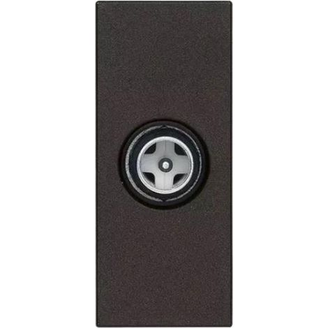 Presa coassiale TV diretta attenuazione 1dB Vimar Linea Nera 30300.01G