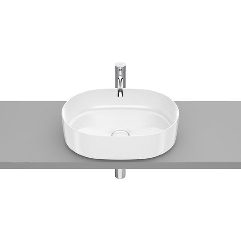 Roca Inspira - Lavabo sobre encimera 50x37 cm, blanco A327520000