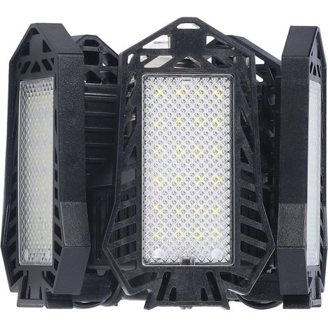 LED-Garagenleuchte, klappbar, E27, 20 W, 1500 lm, 5-flammig, für Lagerhallen und Werkstätten, 85–265 V (1/5)