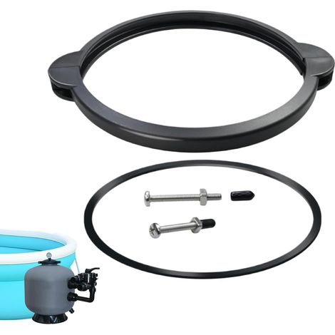 Collier De Serrage pour Filtre De Piscine, Pièces Détachées pour Système De Filtre De Spa, Collier De Vanne pour Système De Filtration pour Spa, Jardin Et Extérieur (1/5)