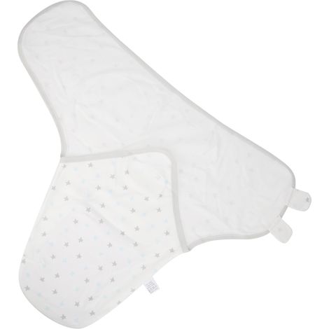 Couverture d'emmaillotage en pur coton pour bébé, imprimé étoiles mignonnes, literie quatre saisons pour 3-4 mois, BabyStar Type M (3-4 mois) (1/5)