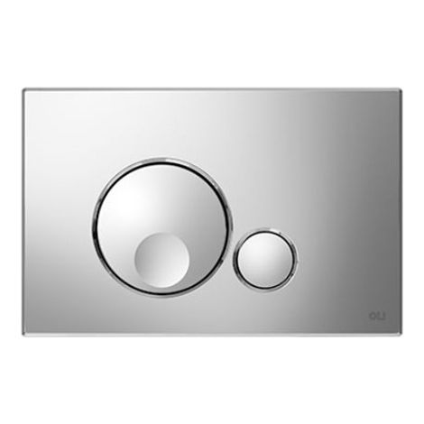OLI Placca di Comando Globe Cromo Lucido per Cassette WC ad Incasso OLI - OL0152950 Cromo Lucido