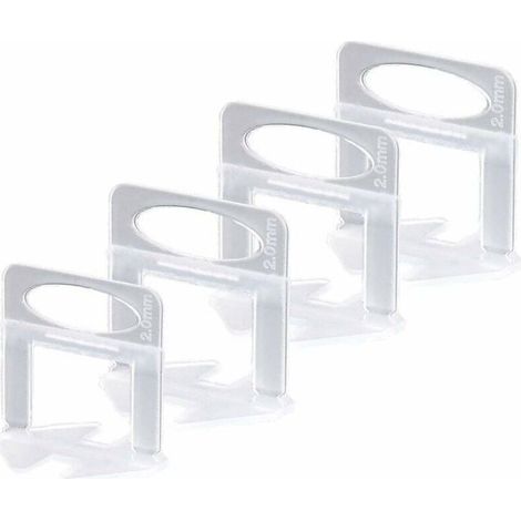 200 croisillons autonivelants de 3 mm pour des joints parfaits. Compatibles avec les carreaux de 3 à 12 mm d'épaisseur. (1/5)