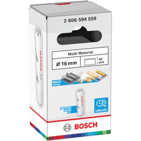 Bosch Lochsäge mit Gewinde Multi Material, 16 x 40 mm