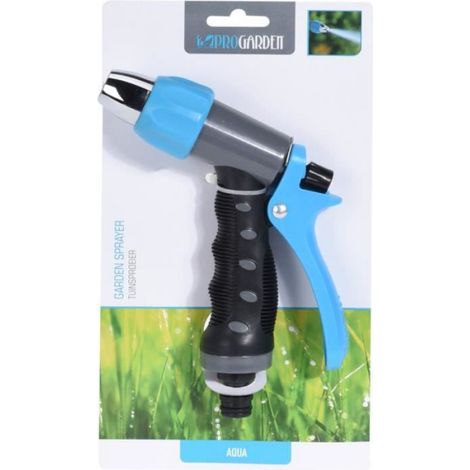 Pro Garden buse de jardin en polypropylène 12,5 cm noir/gris/bleu (1/2)