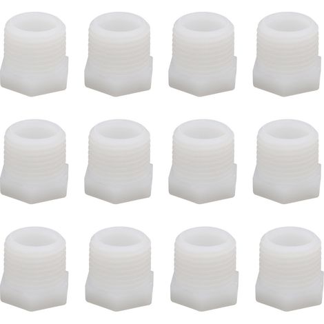 Lot de 96 bouchons de vidange en PVC 1 pouce – Pour chauffe‑eau de camping‑car et réservoir – Raccord de purge antigel pour protection hivernale (1/5)